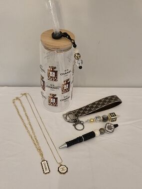 Handmade Bougie Tumbler & Accesory Bundle